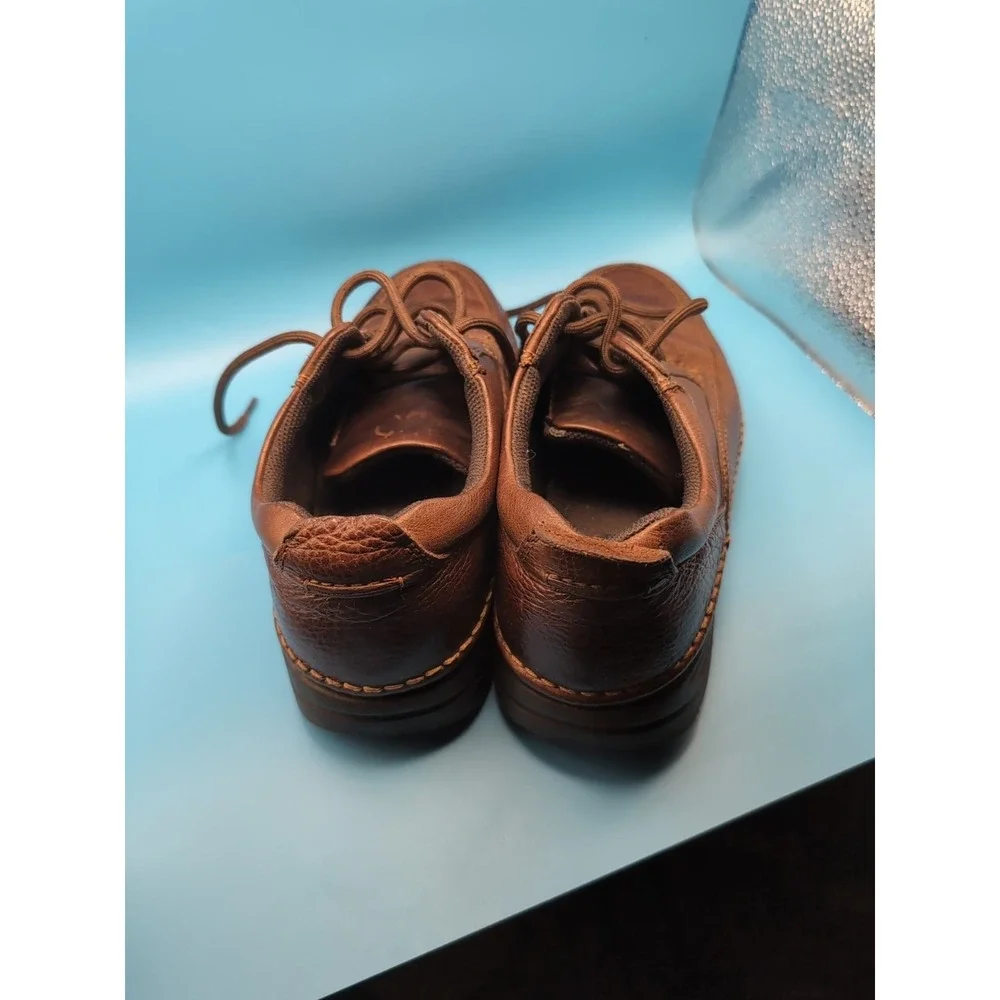 MEN'S G.H. BASS BROWN‎ LEATHER WALKING  SHOES SIZE 8M